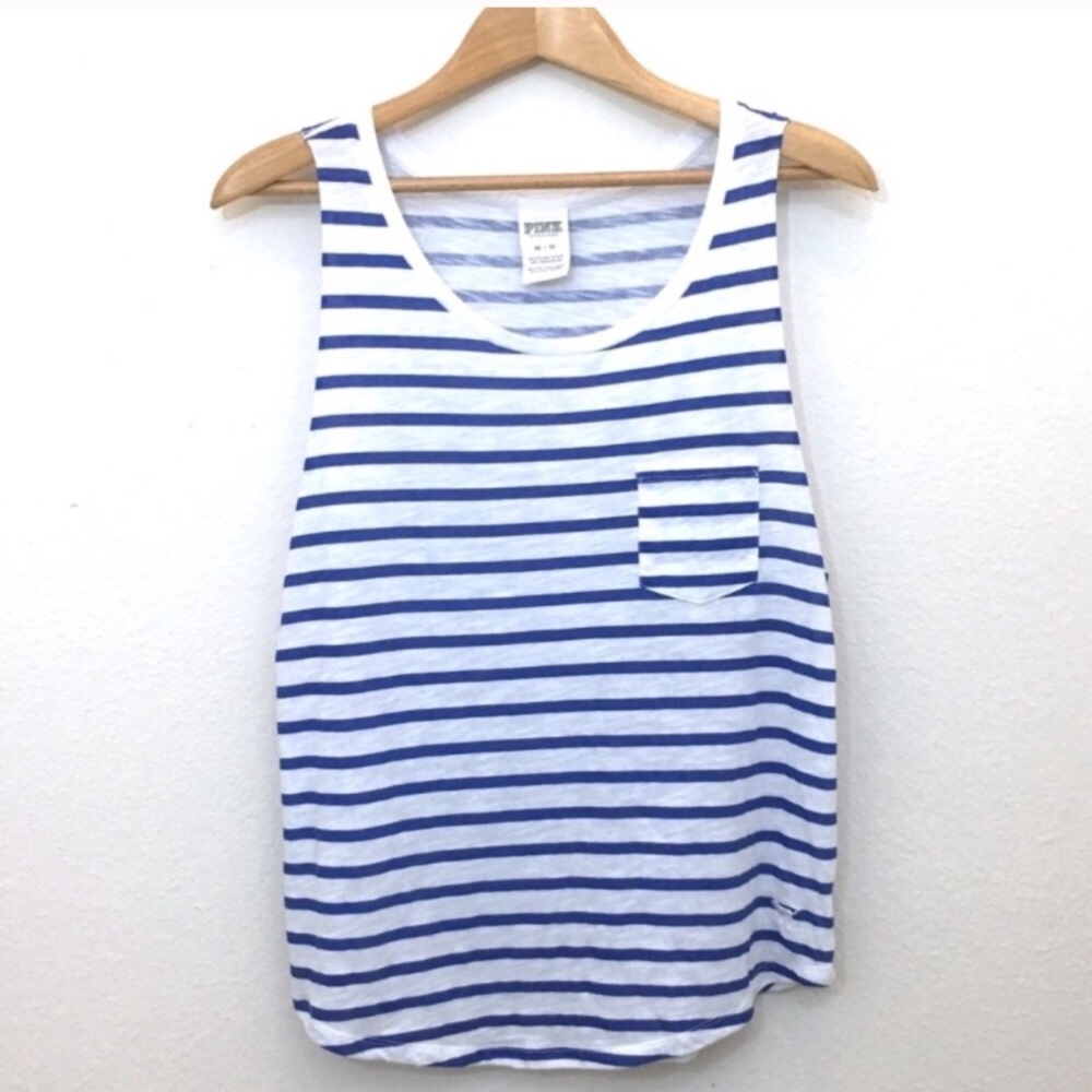 PINK Victoria’s Secret tank top striped XS